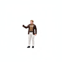 Highly Detailed 1/64 Scale Male Figure Hand-Painted Tiny Man Figurine Resin Material Miniature Scene Accessory for Collectors, Hobbyists