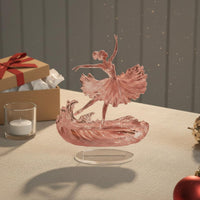 2D Ballerina Figurine Graceful Outline Ballerina Figurine Elegant Design