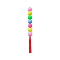 Illuminated Tanghulu Lamp Stick Battery Powered Flashing Concert Cheer Stick Colorful Globe Lamp Stick Replaceable Batteries