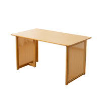 Bamboo and Rattan Dining Table with Chairs