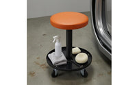 Workshop Stool with Tool Tray Padded Seat Work Seating Easy to Clean