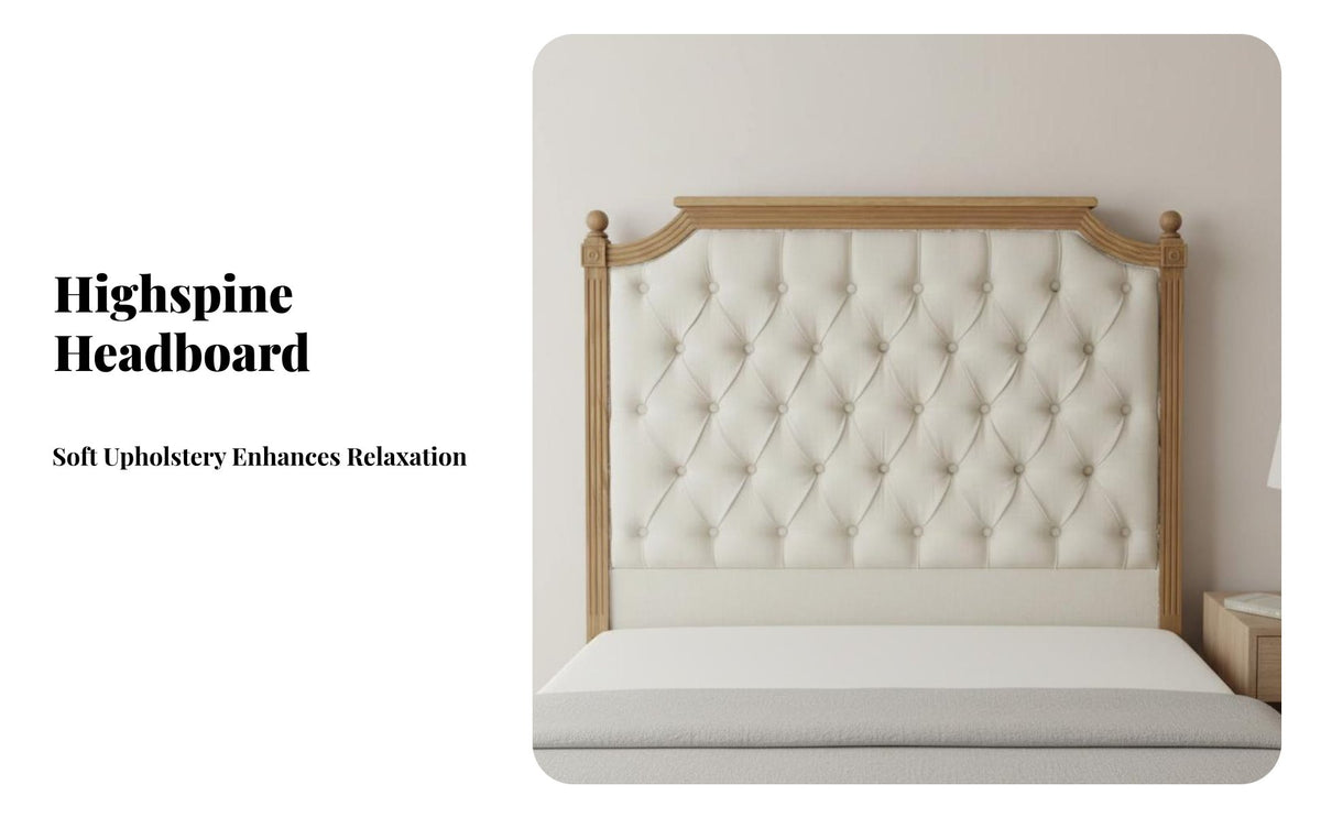 High supportive Design Upholstered Wood Bed Modern Minimalist and aesthetic Upholstered foundation Bed Sturdy Construction Bedroom Furniture sturdyDuty Frame for two adults, Apartment Dwellers, homeowners, Guest Room