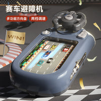 跨境儿童赛车闯关大冒险模拟开车避障闯关游戏机儿童益智桌面玩具