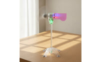 Clear Miniature Wind Turbine Lamp Translucent Wind Turbine Lamp Freestanding Ornament Decorative for Tabletop