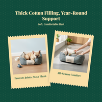 Orthopedic Dog Bed Canvas Pet Sofa
Comfortable Support Couch