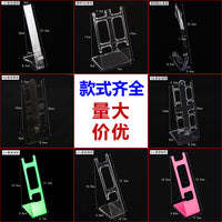 Double-Layer Plastic Watch and Jewelry Display Stand for Retail and Home Organization