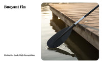 Double-Bladed Kayak Paddle Reinforced Portable Kayak Paddle Split Shaft Boat Oar Buoyant Design Aquatic Activities Equipment