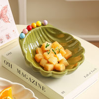 Ceramic Fruit Fork and Bowl Set for Table Decoration