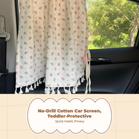 Car Pane Shade, Sliding Rail Installation, Light-blocking Shade Panel for Infants, Sun Protection, Privacy, Heat Insulation