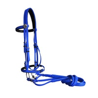 PVC Comprehensive Bridle with Stainless Steel Hollow Mouthpiece Adjustable Length LT5005