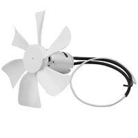 6 Inch White RV Vent Exhaust Fan Blade with 12V D Shaft Replacement for Campers