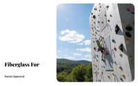 Fiberglass Climbing Panel Outdoor Use Rock Climbing Wall Panel Sturdy and Sturdy for Climbers, Beginners, Playgrounds, Play Area, Amusement Parks