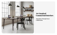 Modern Design Dining Set Versatile Cafe Furniture Minimalist Design Long-Lasting Construction for Homeowners, Lounge Area