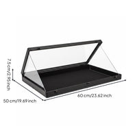 Sports Card Display Case Transparent Lid for Retail Shop, Collectors