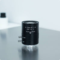 C-Mount Lens 4-12mm Varifocal Lens 2MP for Machine Vision, Observation
