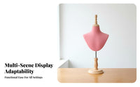 Necklace Display Bust Pinnable Half Body Mannequin Display Long-Lasting
