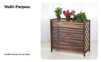 Slatted Air Cooling Appliance Hider Weather-Withstandant Appliance Screen Multi-Functional Design Particleswithstandant