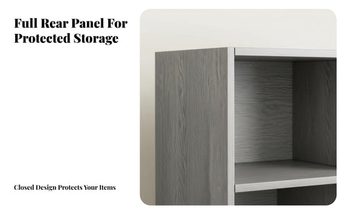 Simple Design Freestanding Storage Cabinet Stable Structure Multi-Compartment Bookshelf Large Capacity Freestanding Cube Organizer Easy Assembly for Families, Homeowners, Office Workers, Living Room, Bedroom