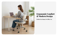 Highposterior Ergonomic Chair with Footrest Comfortable for Long Sitting Office Furniture Adjustable spineing certified approved
