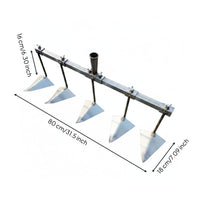 Adjustable Row Spacing Hoe Forged Detachable Furrow Creator for Farmers