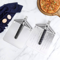 Easy Storage Foldable Pizza Peel Rust-Resistant Folding Handle Pizza Peel Comfortable Grip for Home Bakers, Barbecue