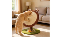 Cat Scratcher with Toy Balls Compact Cat Scratching Board Large Furniture for Living Room