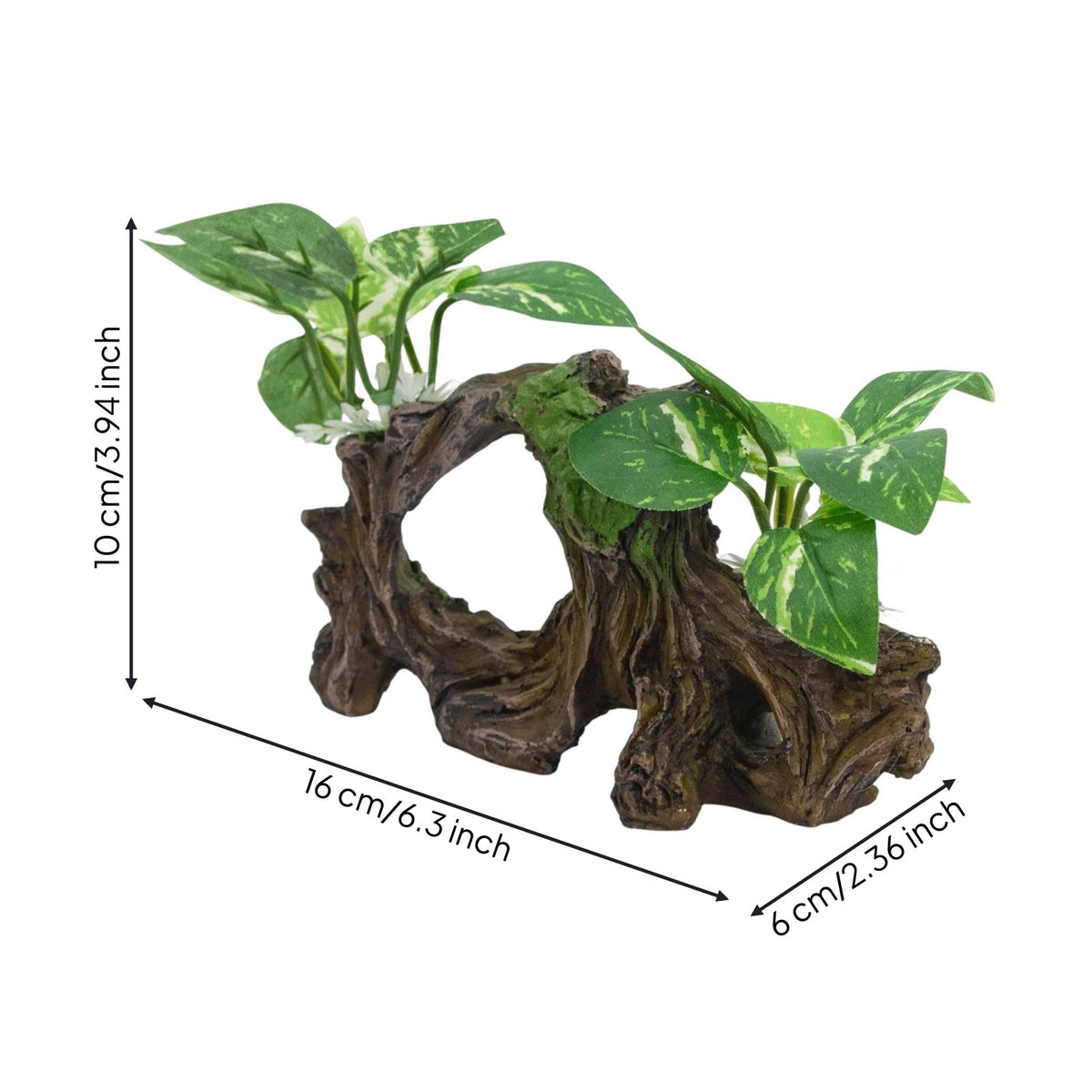 4 Pieces Driftwood Decor Multi-Use Aquarium Plant Set Aquarium Driftwood