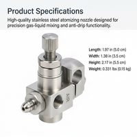 Misting Nozzle Low Pressure, Spray Tip for Dust Suppression, Low Pressure Fine Mist Nozzle, Misting  - Image 6