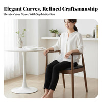 Ox Wing Chair With Supportrestsrests Upholstered Occasional Chair Minimalist Design Contoured Seat for Dining Room, Office