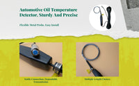 Automotive Smoke Leak Detector, Diagnostic Equipment, Oil Temperature Probe, Multi-Function Tester, High Temperature Resistant