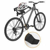 Wall-Mounted Cycle Rack Hooked Arms Folded Metal Bike Rack Space Saving