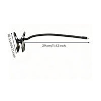 Flexible Bird Perch Stand Metal Clamp-on Bird Perch Ribbed Grip
