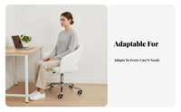Armless Rolling Chair Support Office Furniture Easy Assembly for Students