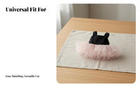10cm Doll Outfit Tulle Skirt BJD Doll Dress Built-in Petticoat Miniature Ballet Skirt Dress for Kids Play