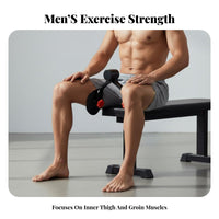 Multi-Muscle Targeting Leg Adduction Workout Tool Non-Slip Paddles Inner Thigh Exerciser Skin-Friendly Silicone Pads Pelvic Floor Strengthening Device Ergonomic Design for Men, Women, Home Gym