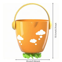 Curved Handle Mini Shower Bucket Glossy Water Spray Bath Toy Plastic Bath Pouring Toy Electricitynon-Electric for Children, Bathtub