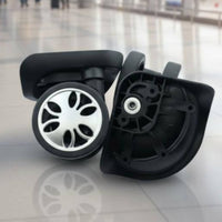 Luggage Caster Wheel Wear-Resistant Rotating Suitcase Wheel Lightweight Travel Accessory