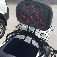 Motorcycle Backrest Pad Comfortable Passenger Sissy Bar Pad for Road Trips