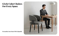 Upholstered spinalrest Chair New Chinese design Indoor Furnishing Light Luxury Minimalist Design for Families, Restaurant Owners