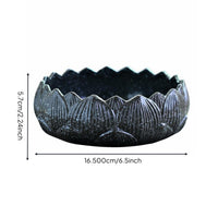 Lotus Flower Pot Large Diameter Planter With Drainage Hole Gardening Supply for Balcony