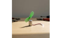 Educational Wind Generator with LED DIY Wind Turbine with Propeller Compact DC Motor Generator Renewable for Students