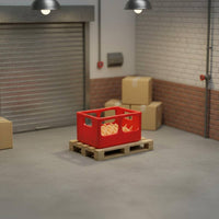 Beer Crate Model Lightweight Miniature Decor Gift Idea for Scene Display