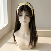 Mannequin Head with Shoulders Realistic Female Mannequin Head Defined Facial Features Display Bust with Shoulders for Cosplayers, Storefronts