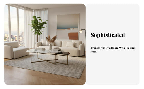 2 Pieces Minimalist Design Nesting Pebble Tables Luxury Aesthetic Nesting Table Set Irregular Shape Home Furniture Versatile Use for Interior Designers, Apartment Dwellers, Homeowners, Living Room, Lounge Area, Small Areas, Bedroom
