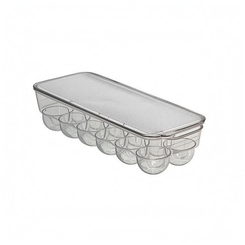 Transparent Ovoid Food Item Storage Container Molded Cups Ovoid Food Item Tray
