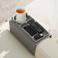 Sofa Armrest Tray Easy to Clean Armrest Storage Tray Space-Saving