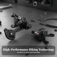 12 Speed Bike Groupset Fluid Shifting Rear Derailleur and Gear Selector Kit 12 Speed Derailleur Kit 13T Large Pulley Wheel