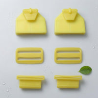 Plastic Buckle Accessory Rectangular Slots Hardware Sturdy Material