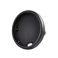 Matte Black 7-Inch Headlight Shell Universal Fit 7-Inch Headlight Housing Round Hardware Sturdy for Cafe Racer Projects