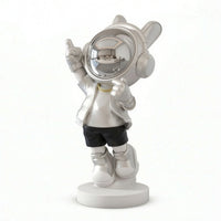 Astronaut Decor with Helmet Desktop Statues Modern for Collectors